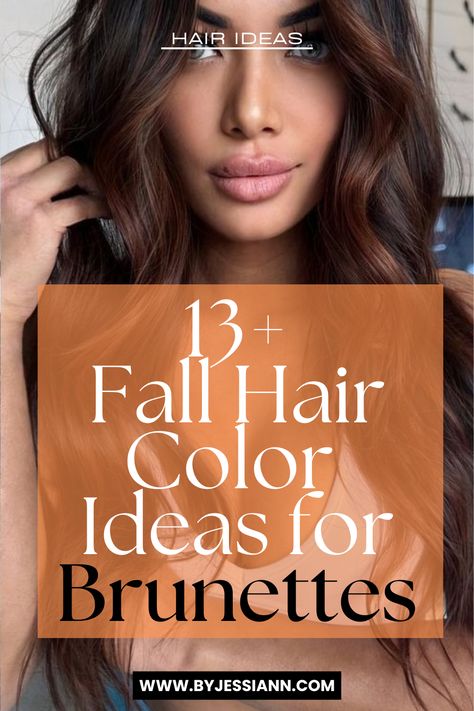 13+ Dark Fall Hair Color Ideas - The Best Fall Hair Color For Brunettes Solid Hair Colors Ideas For Brunettes, Brunette For Fall 2024, Fall Hair Color For Brunettes No Bleach, Hair Color Ideas For Dark Eyes, Brown Fall Highlights, Best Color For Brown Hair, Roasted Coffee Hair Color, Fall Trending Hair Colors, One Color Brown Hair Brunettes