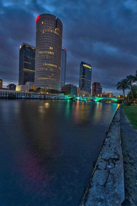 Tampa Bay ♥  Photo Credit: Matt Paulson Tampa Nightlife, Bay Photo, Panama City Panama, General Hospital, Willis Tower, Tampa Bay, Cornbread, Photo Credit, Night Life