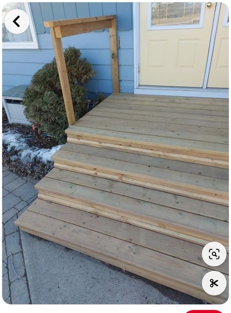 Cement Steps, Front Stairs, Deck Seating, Deck Steps, Side Yards, Outdoor Steps, Mobile Home Porch, Concrete Steps, Front Steps