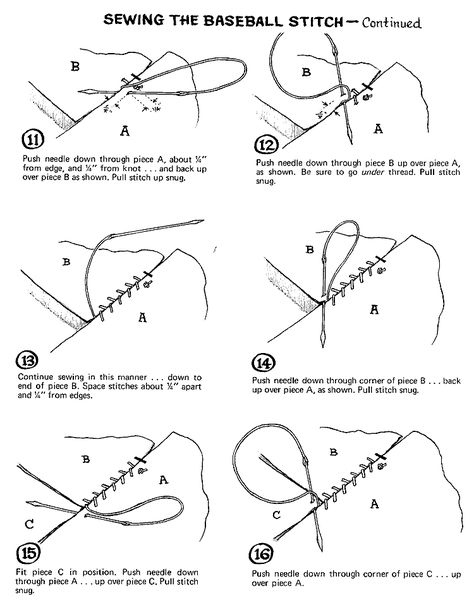 baseball stitch Leather Tutorial, Leather Working Tools, Baseball Stitch, Leather Sewing, Instruções Origami, Leather Workshop, Sewing Stitches, 자수 디자인, Sewing Leather