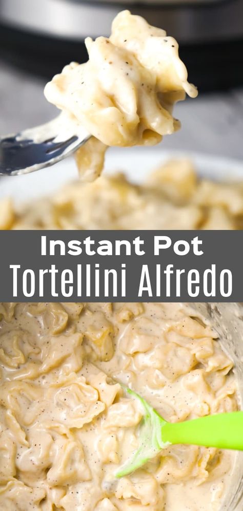 Pressure Cooker Tortellini Recipes, Pressure Cooker Tortellini, Instant Pot Chicken And Tortellini, Instant Pot Tortellini Alfredo, Instant Pot Cheese Tortellini Recipes, Instant Pot Chicken Tortellini Alfredo, Instant Pot Recipes Tortellini, Instant Pot Frozen Tortellini Recipes, Insta Pot Tortellini Recipes