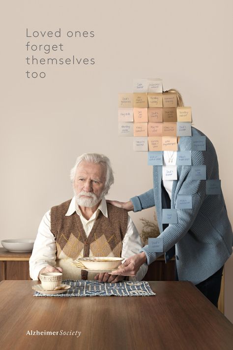 Poster Graphic Design, Clever Advertising, Creative Advertising Design, Publicidad Creativa, Creative Posters, Creative Ads, Ads Creative, Alzheimers, Creative Advertising