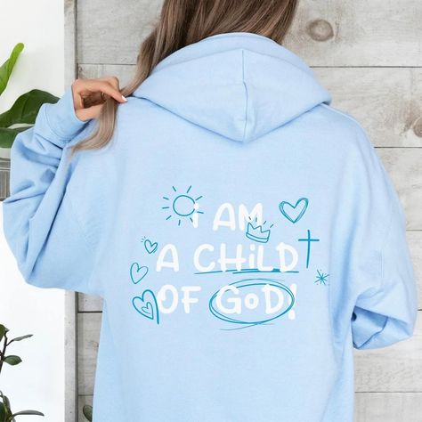 I Am A Child Of God Hoodie 2 Side Check more at https://lowpricetee.com/product/i-am-a-child-of-god-hoodie-2-side/ Allentown Pennsylvania, Christian Hoodies, A Child Of God, Stylish Hoodies, Child Of God, Christian Tees, Religious Gifts, Christian Clothing, Look Plus