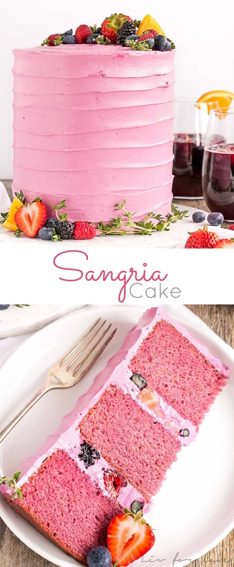 Cocktail Cake Recipes, Elegant Cake Flavors, Fruit Cake Flavors, Pink Cake Flavors, Spring Fling Cake Recipe, Summer Layer Cake, Unique Birthday Cake Flavors, Unique Cake Flavor Combinations, Gourmet Cake Flavors