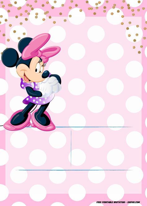 Get Minnie Mouse Invitation Template - Editable and FREE Download Minnie Mouse Invitation Template, Mickey Mouse Clubhouse Invitations, Minnie Mouse Invitation, Happy Birthday Invitation Card, Mickey Mouse Birthday Invitations, Mickey Mouse Invitation, Minnie Mouse Birthday Invitations, 1st Birthday Invitation Template, Minnie Mouse Invitations