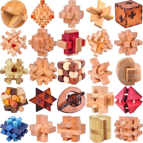 Clásico Rompecabezas de Madera IQ Mente Rompecabezas Burr Puzzles Juegos Juguetes para Adultos Niños en Rompecabezas de Juguetes y Pasatiempos en AliExpress.com | Alibaba Group Mind Puzzles, Cheap Toys, Wood Puzzles, Developmental Toys, Puzzle Toys, Wood Toys, Brain Teasers, Wooden Puzzles, Puzzles For Kids