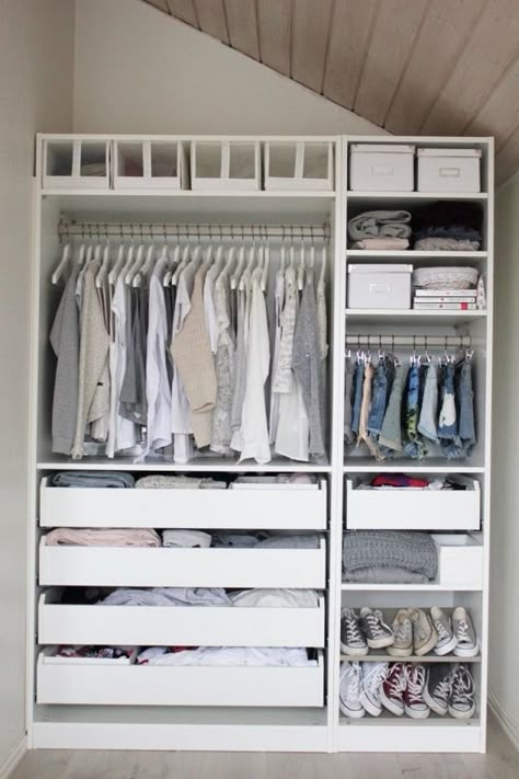 Your closet looks like this. (Or if you’re currently short on closet space, you aspire to have something like this.) | 17 Things Only Virgos Know To Be True Bedroom Organizing, Design Ložnic, Modular Closets, Ikea Closet, Tumblr Rooms, Baby Closet, Dream Closets, Best Ikea, Closet Organizer