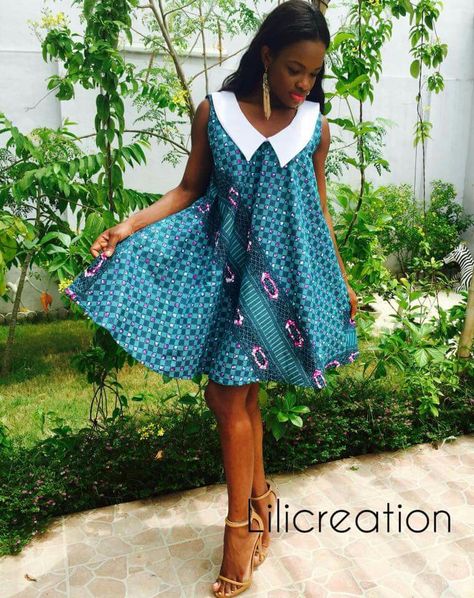 Dress                                                                                                                                                                                 More Matanity Dress, African Women Dresses, African Maternity Dresses, Nigerian Style, African Chic, Dresses African, Ghanaian Fashion, Latest Ankara Styles, Short Dress Styles