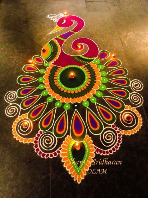 Rangoli Designs For Competition, Indian Rangoli Designs, Rangoli Designs Simple Diwali, Latest Rangoli, Rangoli Designs Latest, Simple Rangoli Designs Images, Rangoli Patterns, Rangoli Ideas, Rangoli Kolam Designs