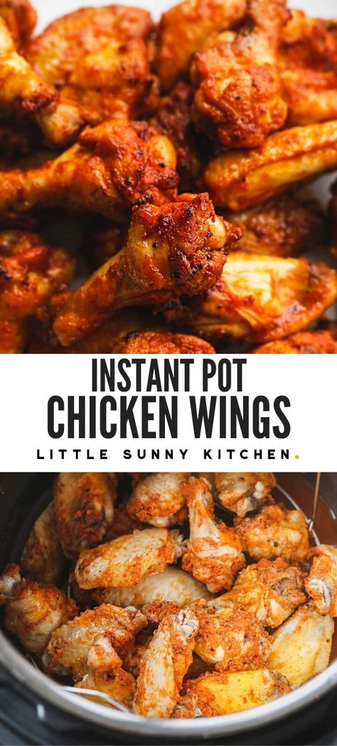 Chicken Wings In Instant Pot Air Fryer, Recipes For A Pressure Cooker, Instant Pot Chicken Wings Recipes Easy, Instant Pot Recipes Chicken Wings, Chicken Wing Instant Pot, Chicken Wing Recipes Instant Pot, Instapot Wings Recipes, Insta Pot Wings Recipe, Instant Pot Recipes Easy Dinners Chicken