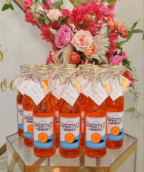 Aperol Spritz Bridal Shower Favors, Tutti Frutti Bridal Shower Theme, Aperol Spritz Themed Bridal Shower Ideas, Love At First Spritz Bridal Shower Theme, Orange Bridal Shower Ideas, Spritz Bridal Shower Theme, Aperol Spritz Bridal Shower Theme, Citrus Bridal Shower Theme, Spritz Party