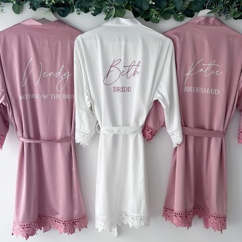 Bridal Nightwear, Satin Robes, Hen Do, Custom Bridal, Brides And Grooms, More To Come, Bridesmaid Proposal, Happy Saturday, Party Looks