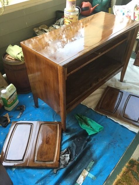 Refinishing Goodwill Furniture — My Before & After Danish Oil Before And After, Goodwill Furniture, Goodwill Outlet, Furniture Refinishing, Danish Oil, Century Furniture, Hardware Store, Mid Century Furniture, Refinishing Furniture