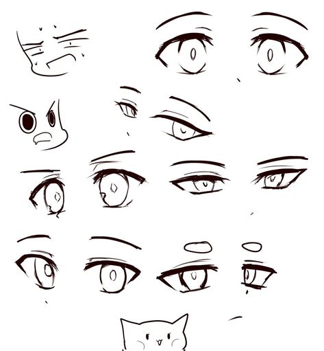 Anime Men Eyes Drawing, Chibi Eyes Male, How To Draw Anime Eyes Male, Guy Eyes Drawing Reference, Eyes Male Reference, Mha Eyes Base, Boy Eyes Sketch, Anime Eyes Side View, Anime Eyes Men