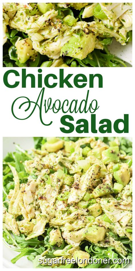 This avocado chicken salad without mayo is tasty, creamy and packed with flavour. It is a quick lunch recipe that we make all the time. Betr Recipes, Chicken Salad Without Mayo, Chicken Avocado Salad, Avocado Chicken Salad Recipe, Dairy Free Salads, Fancy Salads, Quick Lunch Recipes, Avocado Chicken, 2024 Recipes