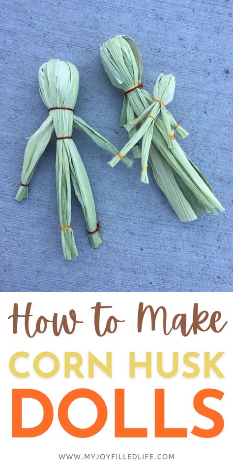 Learn how to make corn husk dolls with our step-by-step guide. This hands-on project is the perfect addition to any early American or Native American history lesson. A great activity for homeschoolers and educators. Native American Lessons, Native American Art Projects, How To Make Corn, Corn Husk Dolls, Native American Dolls, Native American Heritage Month, Rainy Day Fun, Stem Crafts, Easy Fall Crafts