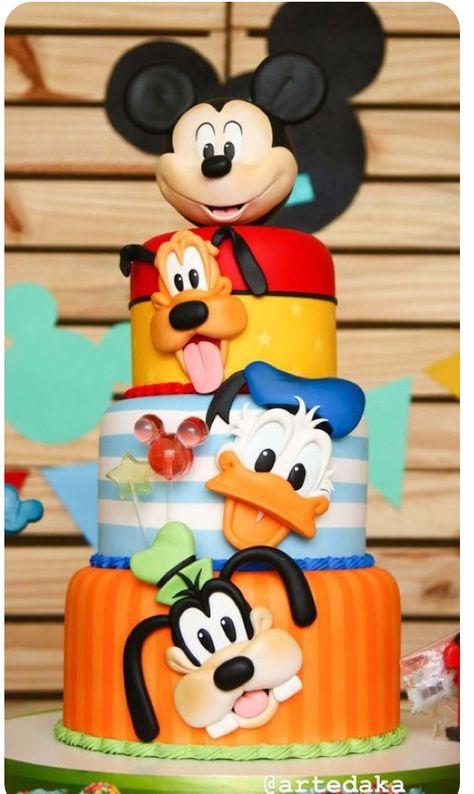 Mickey Mouse Cake For Boys, Mickey Mouse Birthday Cakes, Halloween 2nd Birthday Party, Mickey Mouse Cakes, Mickey Mouse Clubhouse Birthday Party Decorations, Mickey Birthday Cakes, Mickey Mouse Clubhouse Cake, Mickey Mouse Birthday Decorations, Mickey Cake