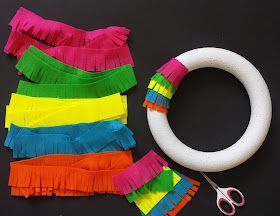 Fiesta Wreaths For Front Door, Fiesta Wreath Diy San Antonio, Fiesta Door Decorations, Cleo Cups, 40th Fiesta, Cinco De Mayo Wreath, Fiesta Wreath, Wreath Inspiration, Tied Ribbon