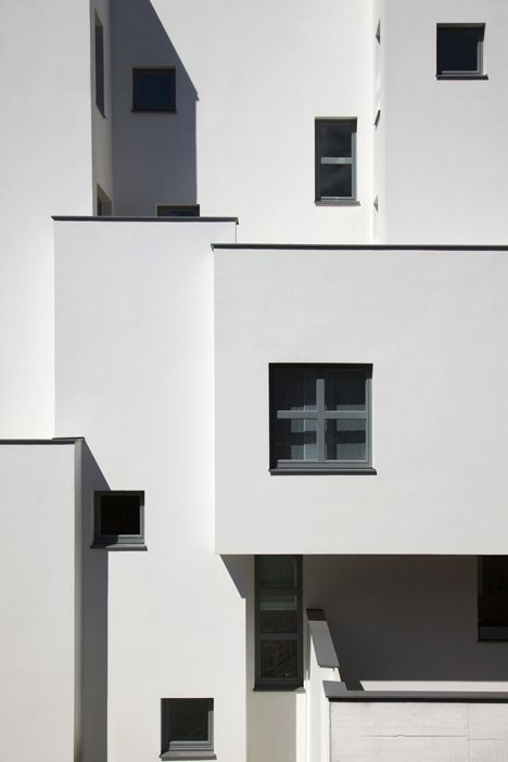 Haus KLR (renovation) | Deutz District, Cologne, Germany | Archequipe Kindergarten Architecture, Minimal Photography, White Building, Architecture Design Concept, Minimalist Photography, Minimalist Architecture, Zaha Hadid, White Aesthetic, Architecture Building