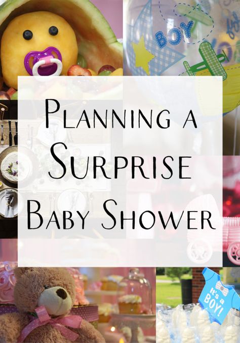 Planning a Surprise Baby Shower - Baby Shower Ideas - Themes - Games Surprise Baby Shower Ideas, Baby Shower Planning Guide, Baby Shower Planning Checklist, Cheap Holiday Decor, Free Baby Shower Games, Baby Shower Venues, Surprise Baby Shower, Cheap Apartment Decorating, Cheap Farmhouse Decor