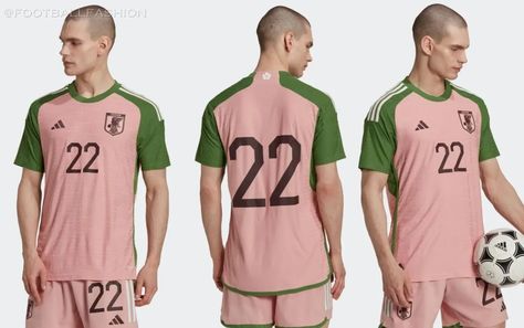 Japan 2022 adidas x NIGO Special Edition Kit - FOOTBALL FASHION Nigo X Adidas Japan Jersey, Japan Jersey, Japan World Cup, World Cup Jerseys, Sport Shirt Design, Green Socks, Adidas Three Stripes, Football Fashion, Jersey Outfit