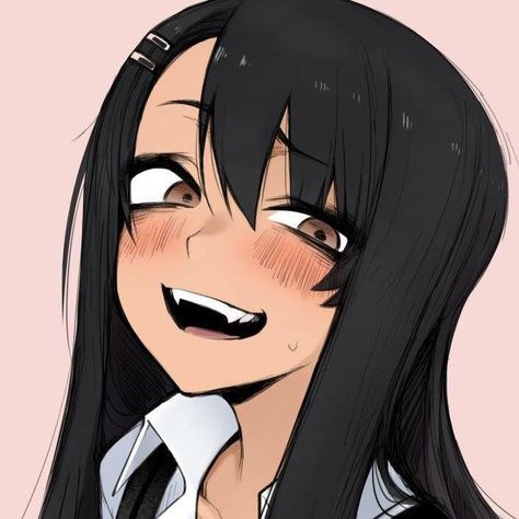 Smug Face Drawing, Smug Face, Smile Drawing, Anime Smile, Art Kawaii, Girls With Black Hair, Anime Inspired Outfits, Anime Pixel Art, Drawing Expressions