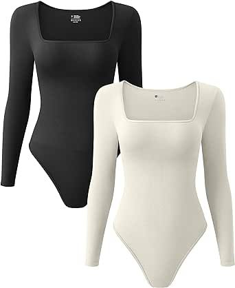 Elegante Y Chic, Square Neck Long Sleeve, Shapewear Bodysuit, Fame Dr, Square Neck Top, Long Torso, Women's Shapewear, Womens Bodysuit