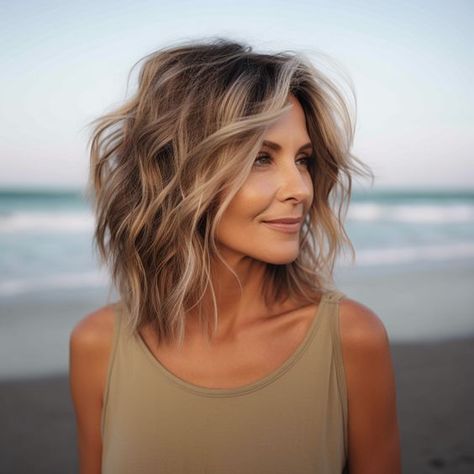 95 Best Hairstyles for Older Women Trending Right Now Medium Hair Styles For Women, Hair Affair, Haircuts For Medium Hair, Medium Hair Cuts, Shoulder Length Hair, Older Women Hairstyles, Medium Length Hair Cuts, Hair Today, Great Hair