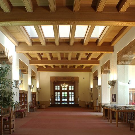 West Wing Zimmerman Library Thomas O’brien Library House, Uw Library, Austin Public Library, New Mexico History, University Of New Mexico, Mexico Style, Albuquerque News, Southwest Desert, New Mexican