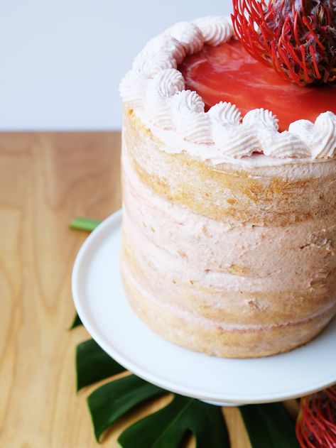 Guava Chiffon Cake Recipe, Guava Chiffon Cake, Guava Bread, Guava Cupcakes, Guava Desserts, Fruity Cakes, Guava Cake, Guava Recipes, Mug Cake Microwave