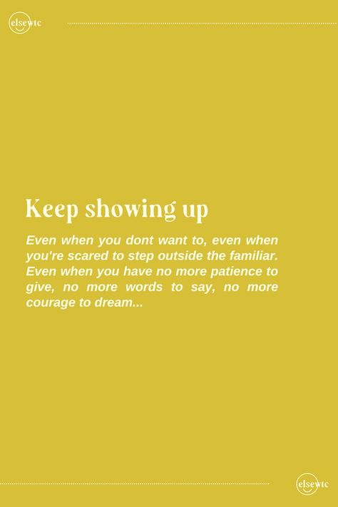 keep showing up even when you dont want to, even when you are tired. Keep showing up for yourself. Keep showing up because you are a blessing.

IG: webethecolors Showing Up For Yourself Quotes, You Are Getting Distracted Again, Keep Showing Up, Keep Showing Up Quotes, Show Up For Yourself Quotes, Keep Showing Up For Yourself, Gym Captions, Manifestation 2024, Going Quotes