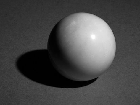 A classical art training has many advantages, among which is to learn to see and understand light as it falls on objects. By accurately portraying these values, form and depth are created. One of the ways this is taught is to analyze light on a ball. Begin by acquiring a good size white ball, place it on a flat surface, and position a bright spotlight to strike it from one … Value Drawing, Shadow Images, Shadow Drawing, Ball Drawing, Art Demo, Light Study, Value In Art, Object Drawing, Basic Drawing