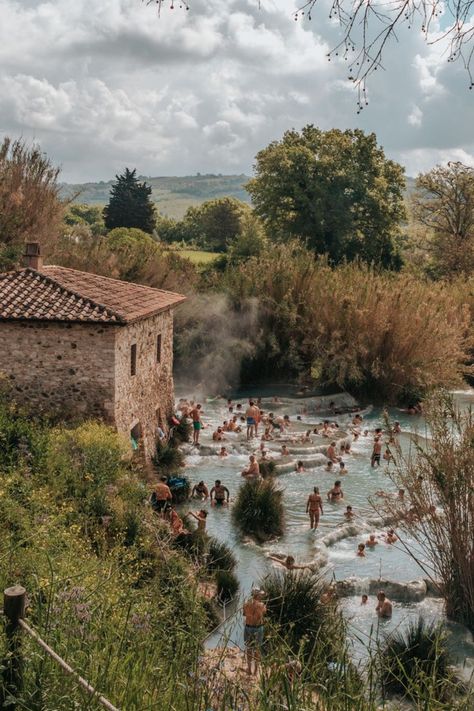 Hot Springs In Tuscany Italy, Hot Springs United States, Saturnia Hot Springs Italy, Natural Hot Springs Europe, Saturnia Hot Springs, Beautiful Places In Italy, Photography Artistique, 12 Apostles, Natural Hot Springs