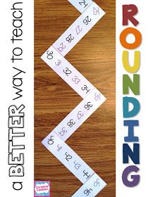 My very first year teaching, I taught a self-contained special education class of 16 students in a New York City public school.   Di... Teaching Rounding, Math Number Sense, Fourth Grade Math, Math Intervention, Math Lesson Plans, Visual Aid, Math Strategies, Second Grade Math, Third Grade Math