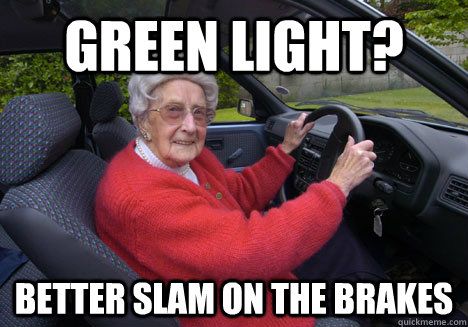 Green Light? Old People Quotes, Old People Jokes, Driving Humor, Florida Funny, Funny Old People, Bad Drivers, Road Rage, Old People, Getting Old