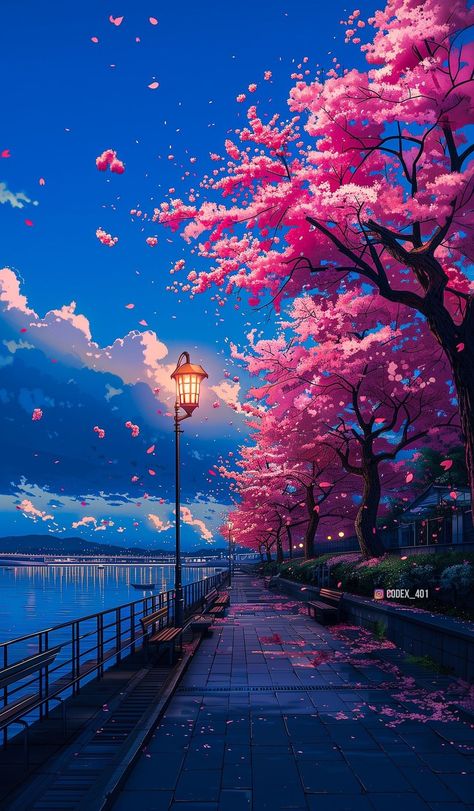 Pixel Art Landscape, Dreamy Artwork, Dreamy Landscapes, Lovely Flowers Wallpaper, Cool Anime Backgrounds, Cool Wallpapers Art, Beautiful Landscape Wallpaper, My Future, Sky Art