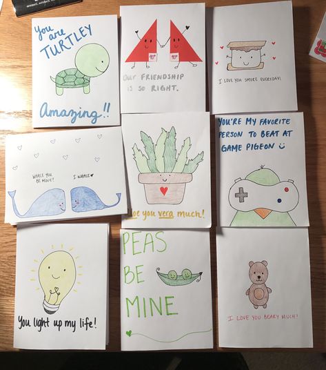 Valentine's Day Puns! Valentine’s Day Cards Puns, Valentine’s Day Pun Cards, Valentine’s Day Cards For Elderly, Valentine’s Day Card Ideas For Boyfriend, Cheesy Valentines Puns, Valentine’s Day Puns, Punny Valentines Day Cards, Valentines Notes, Diy Birthday Card For Boyfriend