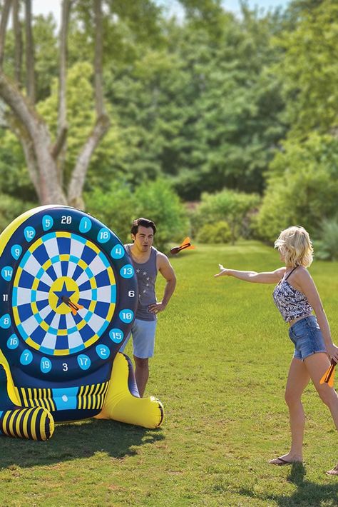 Outdoor Dart Board, Army Party Decorations, Dart Games, Game Booth, Frozen Margarita, Army Party, Darts Game, Sand Pit, Relaxing Beach