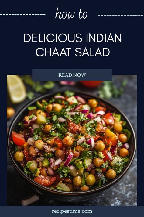 Looking to spice up your meal prep? Try this yummy Indian street food chaat salad that's bursting with flavor! It's loaded with fresh vegetables, tangy tamarind sauce, crispy sev, and crunchy papdi, making every bite a crunch paradise. Perfect for summer picnics or a satisfying dinner, this chaat salad brings the excitement of street food right to your kitchen! With a mix of spices and a balance of savory and sweet tastes, you’ll love how easy it is to customize it for your family's tastes or make it a clean eat! Easy, fresh, and simply delicious. Modern Indian Chaat, Indian Style Salad, Indian Inspired Salad, Healthy Chaat Recipes, Avocado Chaat, Chaat Salad, Indian Salad Recipes, Chana Salad, Indian Salad