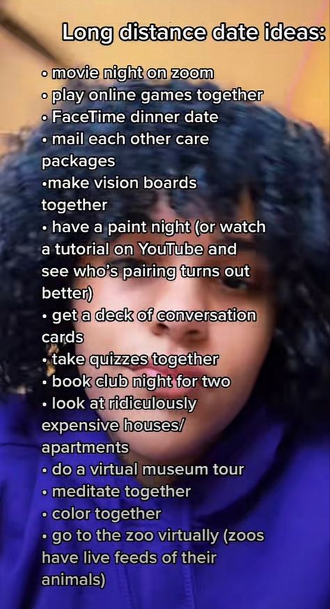 Things To Do With Your Girlfriend Online, Things To Do With Your Long Distance Girlfriend, Things To Do With Your Boyfriend Long Distance, What To Do With Your Long Distance Boyfriend, Things To Experience With Your Boyfriend, What To Do With Long Distance Friends, Cute Relationship Ideas Things To Do, Things To Gift Your Boyfriend Long Distance, Stuff To Do With Your Long Distance Boyfriend