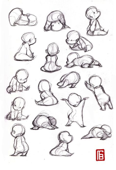 Drawing 101, Baby Sketch, Drawing Characters, Anime References, Baby Cartoon Drawing, Anime Body, Beauty Drawings, Children Sketch, Some Sketches