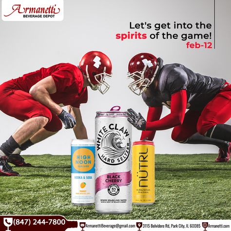 May the Super Bowl Sunday be full of thrill and excitement for all the football lovers. Wishing a perfect Super Bowl Sunday to you. #superbowl #football #sports #touchdown #fantasyfootball #footballseason #explorepage #happyhourdrinks #LiquorShop #beveragestore #ArmanettiBeverageDepot Grassroots Football, White Claw Hard Seltzer, Superbowl Sunday, Super Bowl Nfl, Liquor Shop, Vodka Soda, Pre Game, Happy Hour Drinks, Super Bowl Sunday