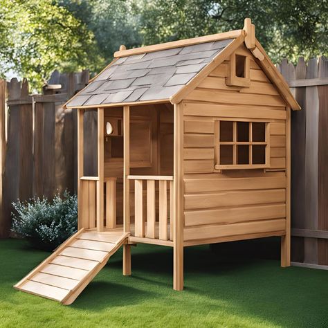 DIY Kids Playhouse Plans - Build a Fun and Sturdy Wooden Playhouse with Easy Step-by-Step Instructions for Your Backyard by klashaus on Etsy