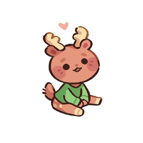 🍑 Stef 🍑 в Instagram: «baby deer doodle based on a picture of Sam being stupid and cute 💕 . . . #stefscribbles» Deer Cute Drawing, Deer Fanart, Deer Drawing Cute, Deer Illustration Cute, Cute Deer Drawing, Cute Deer Illustration, Deer Doodle, Deer Character