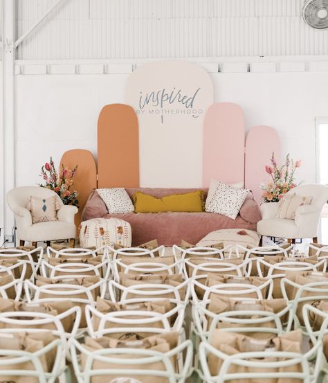 Green Mattress, Corporate Event Design, Womens Conference, Diy Event, Event Design Inspiration, Event Backdrop, Conference Design, Womens Ministry, Event Inspiration