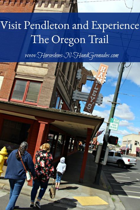 Visit Pendleton and Experience The Oregon Trail #travel #OregonTrail175 #familytravel #oregon #history #ad Pendleton Oregon, Oregon History, Van Travel, Great Places To Travel, Oregon Trip, Vacation 2024, The Oregon Trail, Rv Road Trip, Computer Game