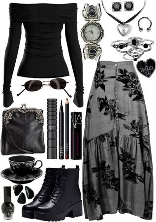 Modern Witch Outfit, Witch Aesthetic Outfit, Witch's Familiar, Cottagecore Witch, Cottage Witch, Witch Fashion, Witchy Fashion, Witch Outfit, Gothic Outfits