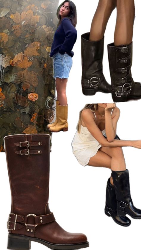 Frye Boots Outfit, Frye Boots, Brown Shades, 70s Inspired, Boots Outfit, Cute Shoes, Mid Calf, Wedge Heels, Party Outfit