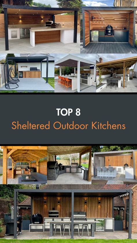 Check out our latest AOS Outdoor Kitchens blog post for sheltered outdoor kitchen ideas for 2024. 🤩 These outdoor kitchen designs, featuring pergolas or bespoke built shelters, can be used rain or shine! ☔️ These outdoor bbq areas make the perfect outdoor living space to host incredible summer garden parties whilst also improving the look of your back garden design. 🌿 For more outdoor kitchen ideas, garden bar ideas and outdoor kitchen plans, check out our feed. 📸 Garden Bar Ideas, Outdoor Kitchen Plans, Outdoor Kitchen Ideas, Back Garden Design, Outdoor Living Spaces, Bbq Area, Outdoor Kitchens, Kitchen Plans, Garden Bar