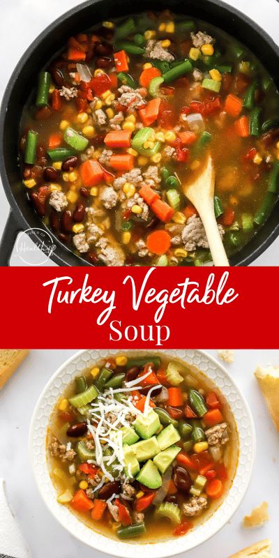 Dinner Ideas For Fall, Soup Dinner Recipes, Spicy Vegetable Soup, Turkey Vegetable Soup, Hearty Chili Recipe, Hearty Salad Recipes, Ground Turkey Soup, Bean And Vegetable Soup, Healthy Turkey Recipes